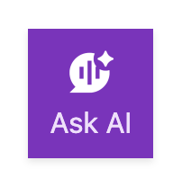 Ask AI button with logo