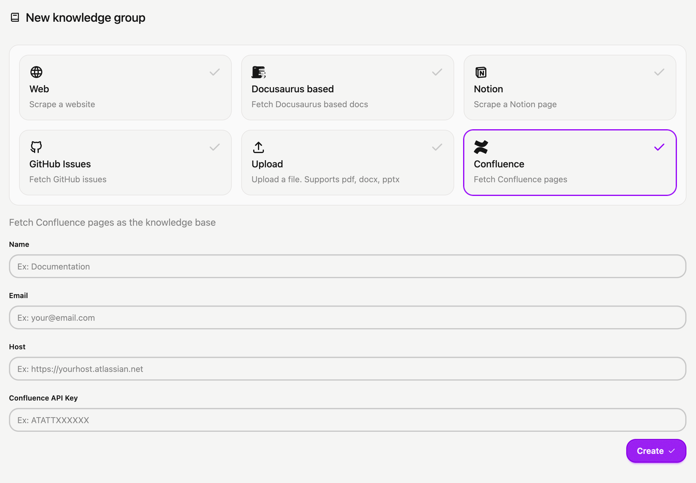 Connect Confluence Pages
