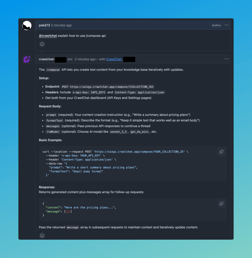 GitHub bot